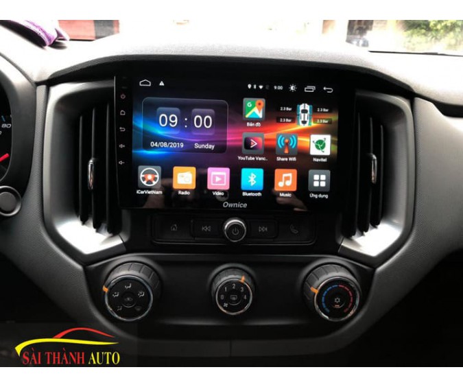 Màn hình Android cho xe Chevrolet Colorado giá hợp lí